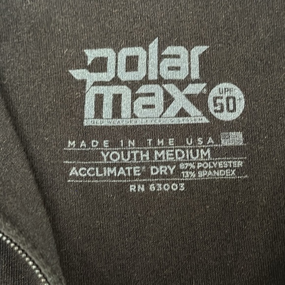 Polarmax 3.0 SUPER MIDWEIGHT ZIP MOCK - Black - Picture 8 of 13